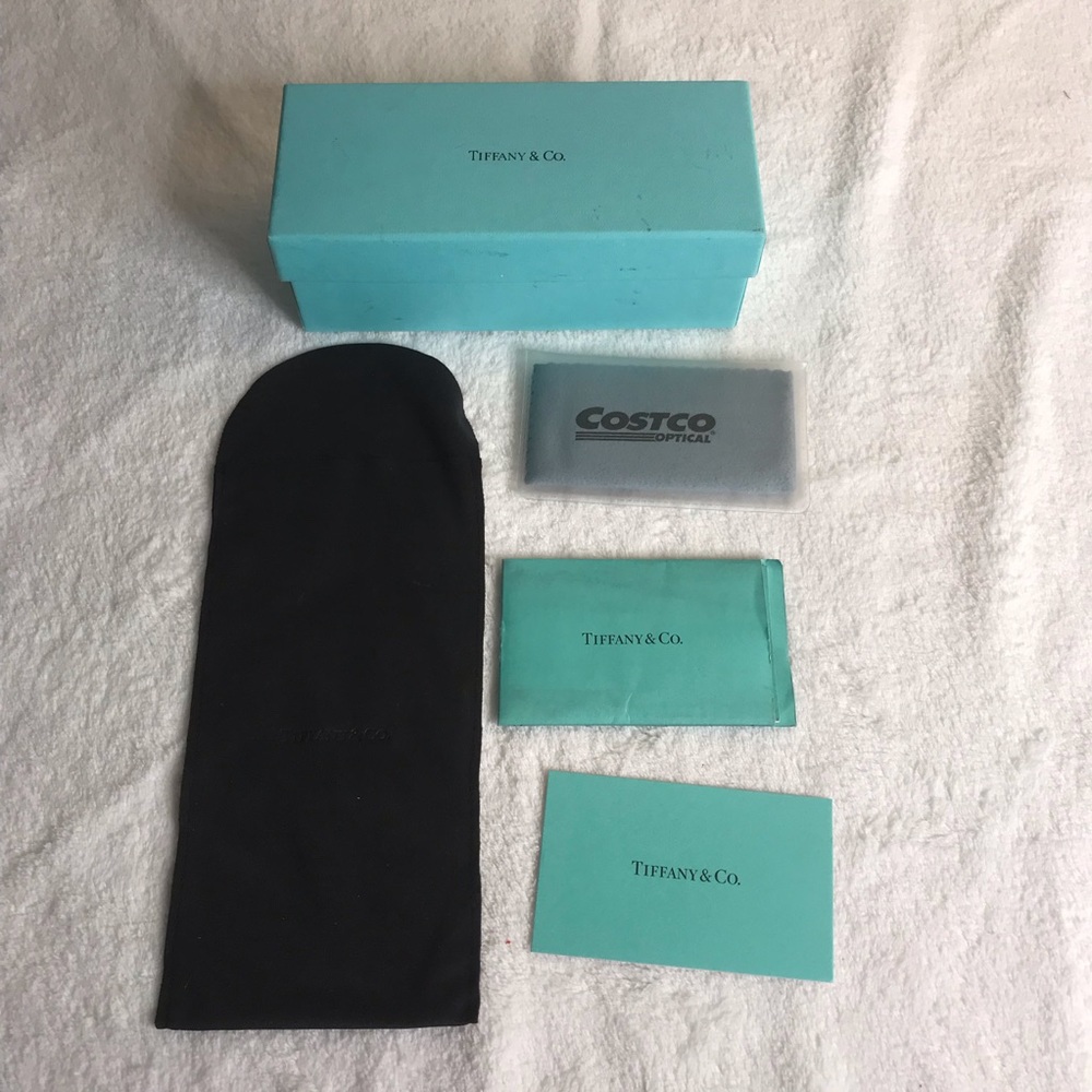 Tiffany & Co glasses box and accessories